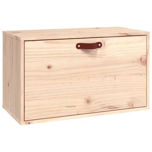 Zidni ormarić 60 x 30 x 35 cm od masivne borovine - Prirodna 1 Cijena