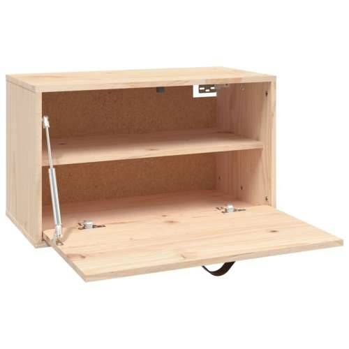 Zidni ormarić 60 x 30 x 35 cm od masivne borovine - Prirodna 1 Cijena