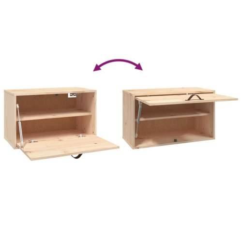 Zidni ormarić 60 x 30 x 35 cm od masivne borovine - Prirodna 1 Cijena