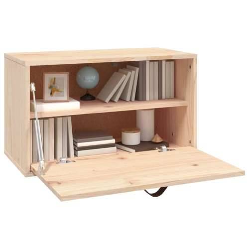 Zidni ormarić 60 x 30 x 35 cm od masivne borovine - Prirodna 1 Cijena