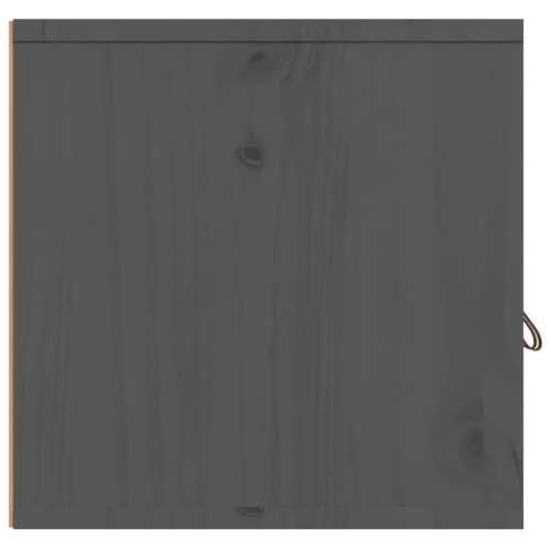 Zidni ormarići 2 kom sivi 80 x 30 x 30 cm od masivne borovine Cijena