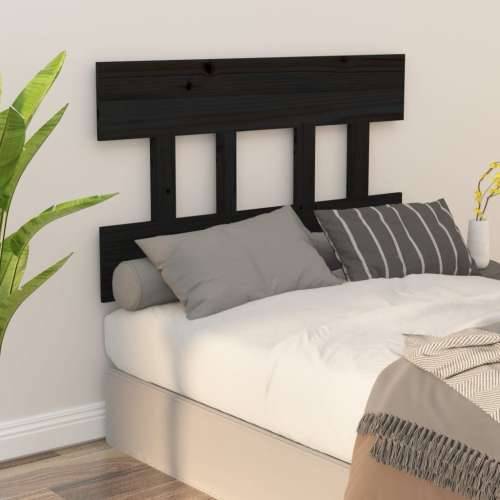 Uzglavlje za krevet crno 93,5 x 3 x 81 cm od masivne borovine - Crna 93.5 x 81 cm 1 Cijena