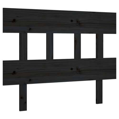 Uzglavlje za krevet crno 93,5 x 3 x 81 cm od masivne borovine - Crna 93.5 x 81 cm 1 Cijena