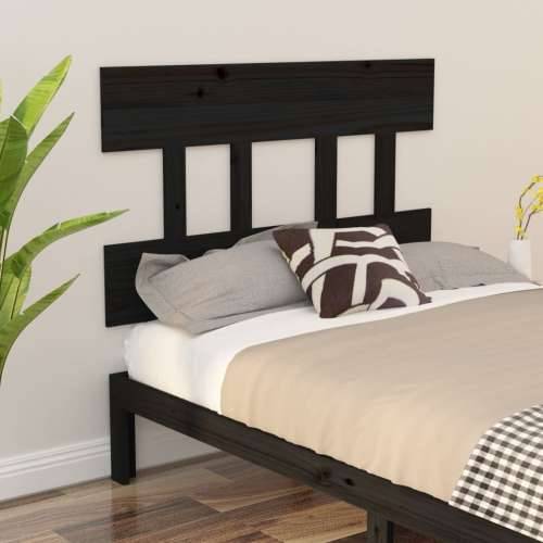 Uzglavlje za krevet crno 93,5 x 3 x 81 cm od masivne borovine - Crna 93.5 x 81 cm 1 Cijena
