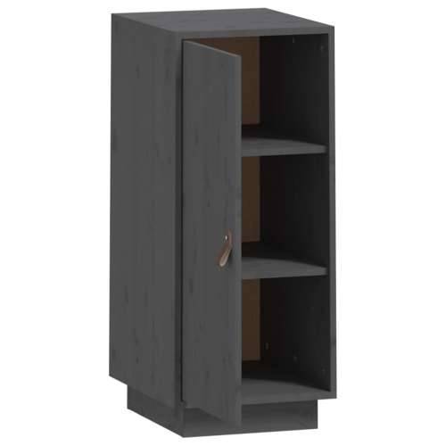Komoda siva 34 x 40 x 75 cm od masivne borovine - Siva 1 Cijena