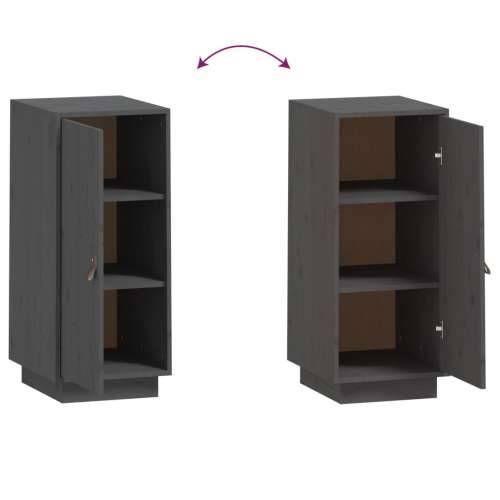 Komoda siva 34 x 40 x 75 cm od masivne borovine - Siva 1 Cijena