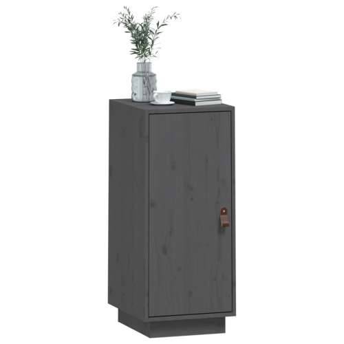 Komoda siva 34 x 40 x 75 cm od masivne borovine - Siva 1 Cijena