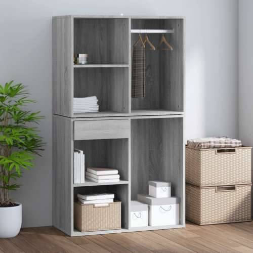 Garderobni ormarić boja hrasta 80x40x65 cm konstruirano drvo - Sivi hrast sonoma 1 Cijena