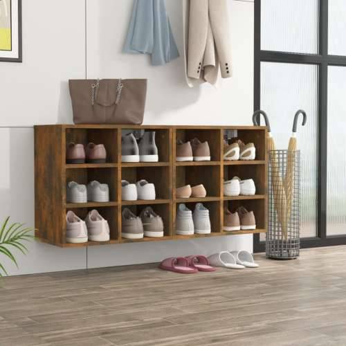 Ormarići za cipele 2 kom boja dimljenog hrasta 52,5x30x50 cm - 1 Dimljeni hrast 52.5 x 30 x 50 cm 2 Cijena