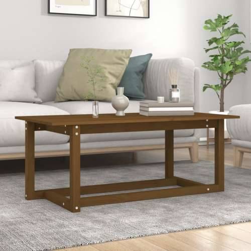 Stolić za kavu boja meda 110 x 55 x 45 cm od masivne borovine - boja meda 110 x 55 x 45 cm 1 Cijena