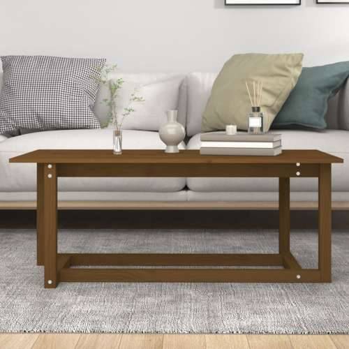 Stolić za kavu boja meda 110 x 55 x 45 cm od masivne borovine - boja meda 110 x 55 x 45 cm 1 Cijena