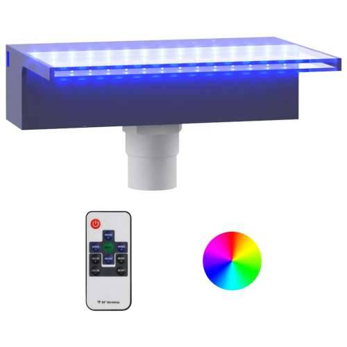 Prelijevajući vodopad s RGB LED svjetlima akrilni 30 cm Cijena