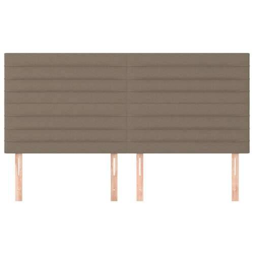 Uzglavlja 4 kom smeđesiva 80 x 5 x 78/88 cm od tkanine - Sivo-smeđa 160 cm 1 Visoko Cijena