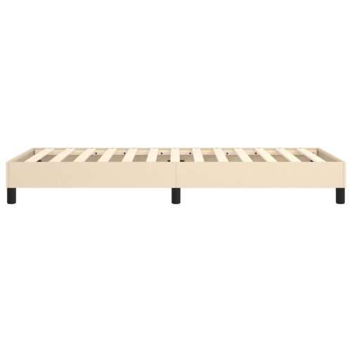 Okvir za krevet bez madraca krem 90x200cm od tkanine - Krema 90 x 200 cm 25 cm Cijena