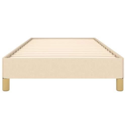 Okvir za krevet bez madraca krem 100 x 200 cm od tkanine - Krema 100 x 200 cm 25 cm Cijena