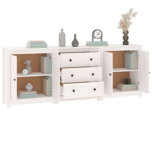 Komoda bijela 210 x 35 x 80 cm od masivne borovine - Bijela 1 Cijena
