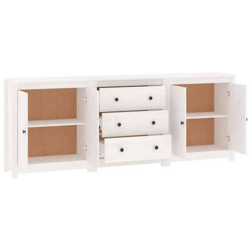 Komoda bijela 210 x 35 x 80 cm od masivne borovine - Bijela 1 Cijena