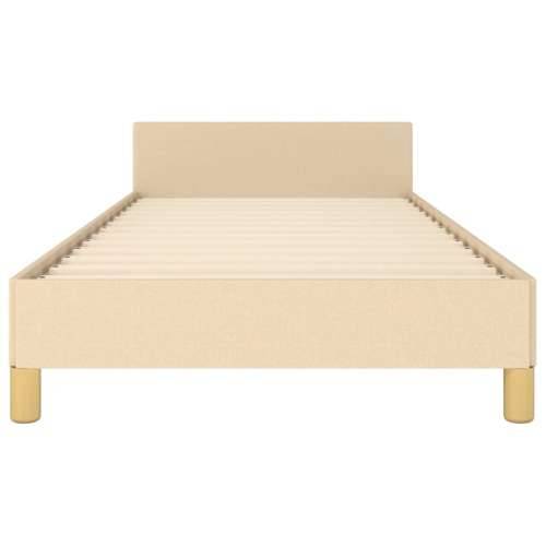 Okvir za krevet bez madraca krem 90x190cm od tkanine - Krema 90 x 190 cm Okomite pruge Cijena