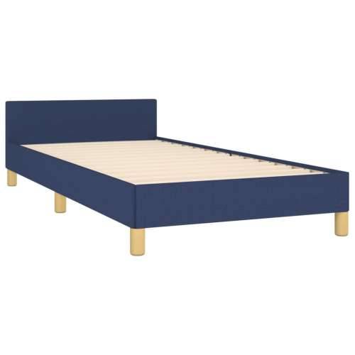Okvir za krevet bez madraca plava 90x190cm od tkanine - Plava 90 x 190 cm Okomite pruge Cijena
