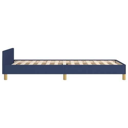 Okvir za krevet bez madraca plava 90x190cm od tkanine - Plava 90 x 190 cm Okomite pruge Cijena