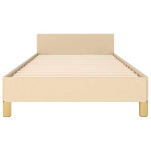 Okvir za krevet bez madraca krem 90x200cm od tkanine - Krema 90 x 200 cm Okomite pruge Cijena