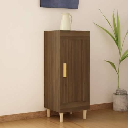 Komoda boja smeđeg hrasta 34,5 x 34 x 90 cm konstruirano drvo - Smeđi hrast 1 Cijena