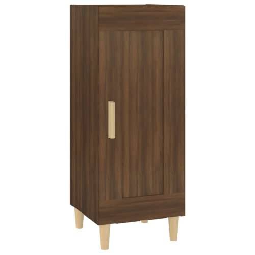 Komoda boja smeđeg hrasta 34,5 x 34 x 90 cm konstruirano drvo - Smeđi hrast 1 Cijena