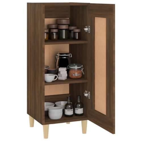 Komoda boja smeđeg hrasta 34,5 x 34 x 90 cm konstruirano drvo - Smeđi hrast 1 Cijena