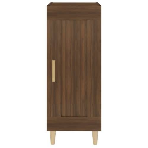 Komoda boja smeđeg hrasta 34,5 x 34 x 90 cm konstruirano drvo - Smeđi hrast 1 Cijena
