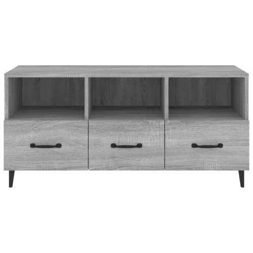 TV ormarić boja sivog hrasta sonome 102 x 35 x 50 cm drveni - Sivi hrast sonoma 1 Cijena