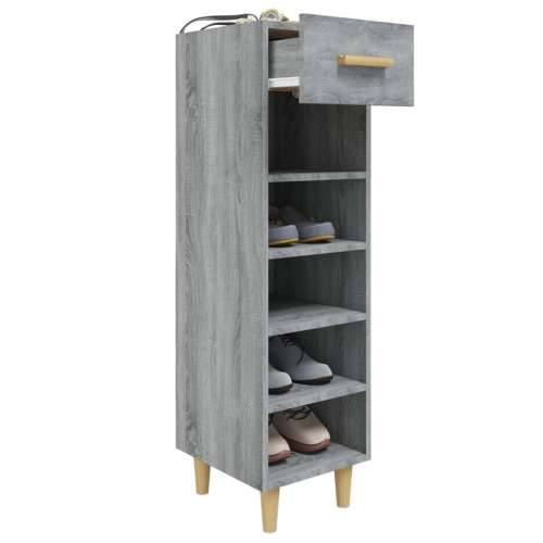 Ormarić za cipele boja hrasta 30x35x105 cm konstruirano drvo - Sivi hrast sonoma 1 Cijena