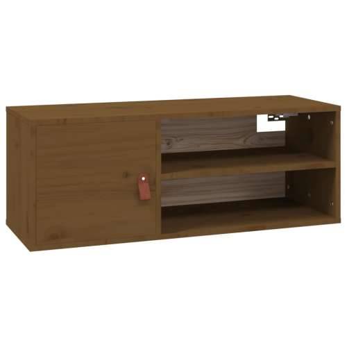 Zidni ormarić boja meda 80 x 30 x 30 cm od masivne borovine - boja meda 1 Cijena