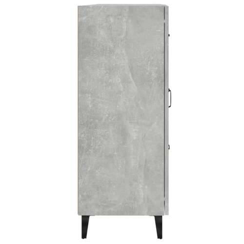 Komoda siva boja betona 69,5 x 34 x 90 cm od konstruiranog drva - Beton siva 1 Cijena