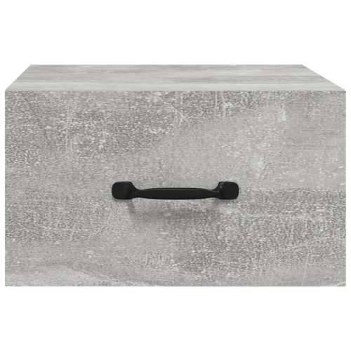 Zidni noćni ormarići 2 kom siva boja betona 35 x 35 x 20 cm  - Beton siva 2 Cijena