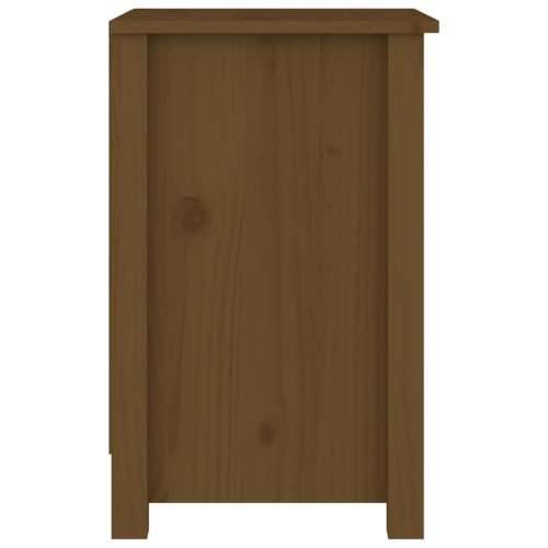 Noćni ormarići 2 kom boja meda 40x35x55 cm od masivne borovine - boja meda 2 Cijena