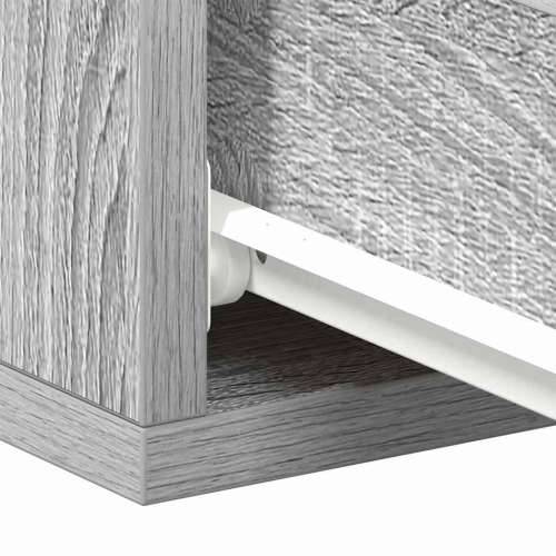 Viseći noćni ormarić boja hrasta 40x30x15 cm konstruirano drvo - Sivi hrast sonoma 1 Cijena