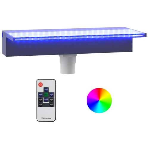 Prelijevajući vodopad s RGB LED svjetlima akrilni 45 cm Cijena