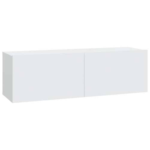 Zidni TV ormarići 4 kom bijeli 100 x 30 x 30 cm - Bijela 4 100 cm Cijena
