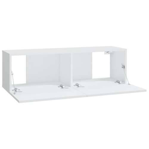 Zidni TV ormarići 4 kom bijeli 100 x 30 x 30 cm - Bijela 4 100 cm Cijena