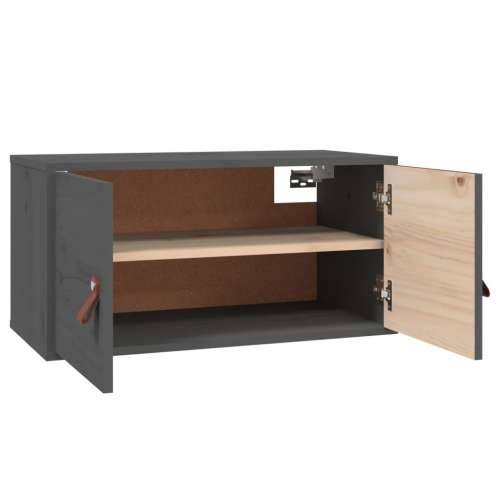 Zidni ormarići 2 kom sivi 60 x 30 x 30 cm od masivne borovine Cijena