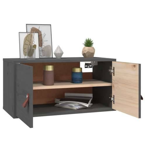 Zidni ormarići 2 kom sivi 60 x 30 x 30 cm od masivne borovine Cijena