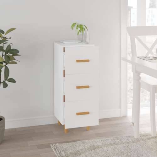 Komoda bijela 34,5 x 34 x 90 cm od konstruiranog drva - Bijela 1 Cijena