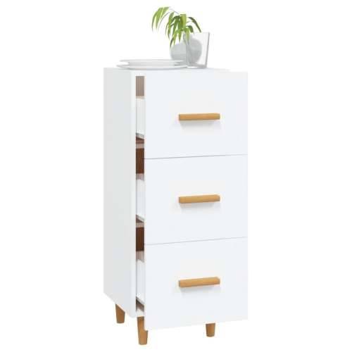 Komoda bijela 34,5 x 34 x 90 cm od konstruiranog drva - Bijela 1 Cijena
