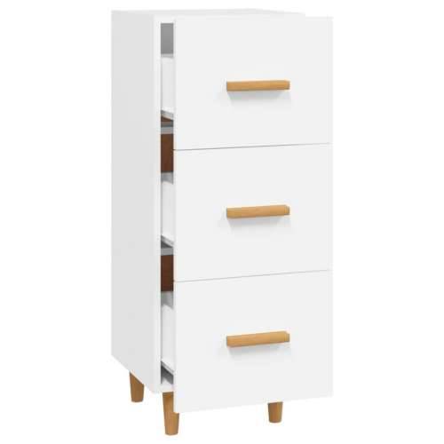 Komoda bijela 34,5 x 34 x 90 cm od konstruiranog drva - Bijela 1 Cijena