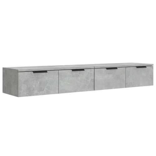 Zidni ormarići 2 kom boja siva betona 68x30x20 cm drveni - Beton siva 2 1 Cijena