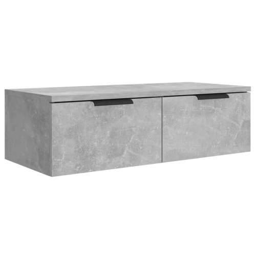 Zidni ormarići 2 kom boja siva betona 68x30x20 cm drveni - Beton siva 2 1 Cijena