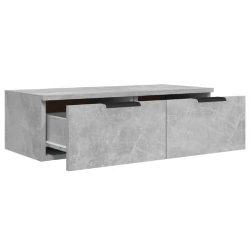 Zidni ormarići 2 kom boja siva betona 68x30x20 cm drveni - Beton siva 2 1 Cijena