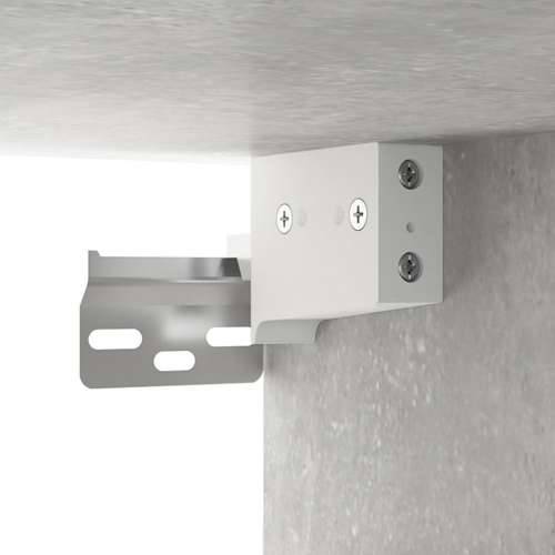 Zidni ormarići 2 kom boja siva betona 68x30x20 cm drveni - Beton siva 2 1 Cijena