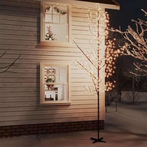 Drvce rascvjetane trešnje 672 tople bijele LED žarulje 400 cm Cijena