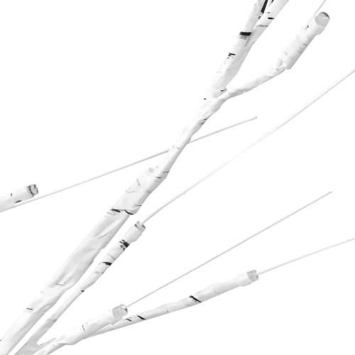 LED drvo bijele breze s 48 toplih bijelih LED žarulja 120 cm Cijena